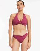 Jets Jetset Twist Front Bikini Bottom , Orchid , Size 14