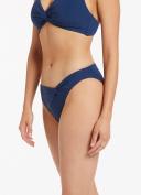 Jets Jetset Twist Front Bikini Bottom , Pacific Blue , Size 10