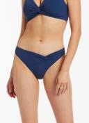 Jets Jetset Twist Front Bikini Bottom , Pacific Blue , Size 14