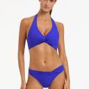 Jets Jetset Twist Front Bikini Bottom , Sapphire , Size 10