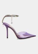 Jimmy Choo Purple Saeda 100 Heels
