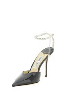Jimmy Choo, Saeda 100 patent leather pumps, Women, Black, EU 36, Pumps