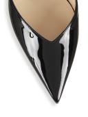 Jimmy Choo, Saeda 100 patent leather pumps, Women, Black, EU 36, Pumps