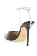 Jimmy Choo, Saeda 100 patent leather pumps, Women, Black, EU 36, Pumps