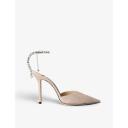 Jimmy Choo Saeda 100 Suede Pumps - Pink - 39,5