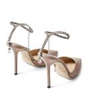 Jimmy Choo Saeda 100 Suede Pumps - Pink - 39,5