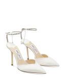 Jimmy Choo Saeda 100 Suede Pumps - Pink - 39,5