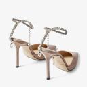 Jimmy Choo Saeda 100 Suede Pumps - Pink - 43