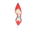 Jimmy Choo Saeda 85 Velvet Pumps - Red - 38,5