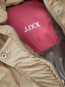 Jjxx Longline Puffer Coat With Tie Waist in beige-Neutral