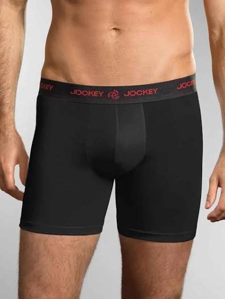 Jockey 4 Pack Brief in Black M