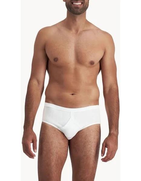 Jockey Comfort Rib Briefs 3-Pack in White 16