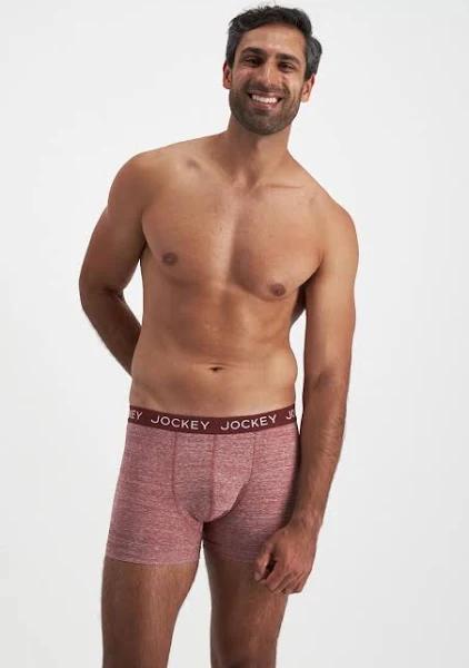 Jockey No Ride Up Trunk Micro Marle - Crimson Fire