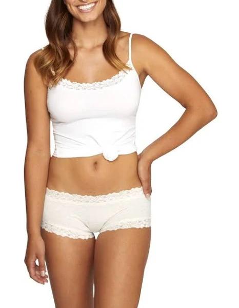 Jockey Parisienne Cotton Marle Boyleg Brief WWJ4 Vanille