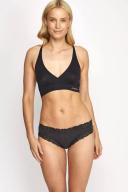 Jockey Parisienne Cotton Marle Full Brief - Charcoal Marle