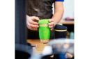 JOCO 8oz Glass Reusable Coffee Cup (Deep Teal)