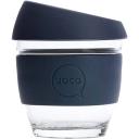 JOCO 8oz Glass Reusable Coffee Cup (Mood Indigo)