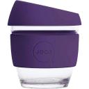 JOCO 8oz Glass Reusable Coffee Cup (Mood Indigo)