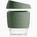 JOCO 8oz Glass Reusable Coffee Cup (Mood Indigo)