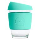 JOCO Glass Reusable Coffee Cup (12 oz, Vintage Green)