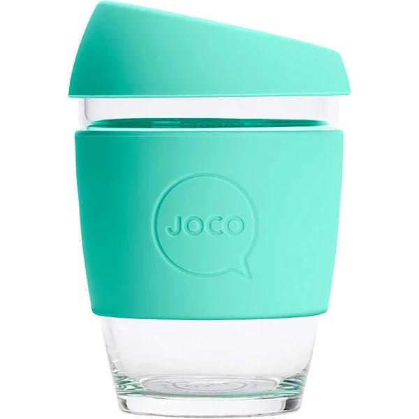 JOCO Glass Reusable Coffee Cup (12 oz, Vintage Green)