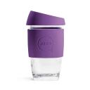 JOCO Reusable Glass Cup 6oz/177ml Violet