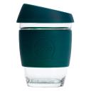 JOCO Reusable Glass Cup Deep Teal (12oz)