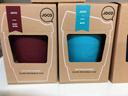 JOCO Reusable Glass Cup Deep Teal (12oz)