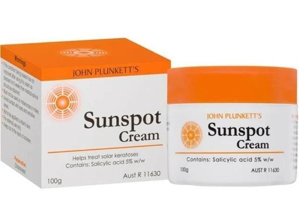 John Plunkett Sunspot Cream 100g Ozhealthexperts