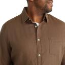Johnny Bigg Anders Linen Shirt Cocoa 4XL