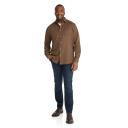 Johnny Bigg Anders Linen Shirt Cocoa 4XL