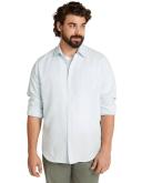 Johnny Bigg Anders Linen Shirt Ice Blue 8XL