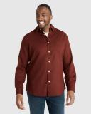 Johnny Bigg Anders Linen Shirt in Wine 9XL