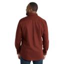 Johnny Bigg Anders Linen Shirt in Wine 9XL