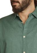 Johnny Bigg Anders Linen Shirt Moss 2XL
