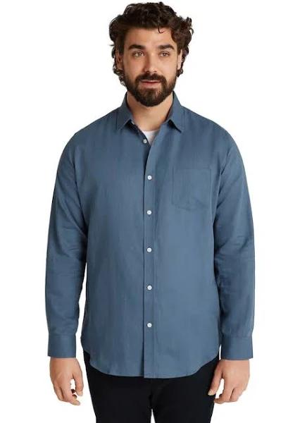 Johnny Bigg Anders Linen Shirt Pacific 8XL