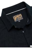 Johnny Bigg Anders Linen Shirt Wine 2XL