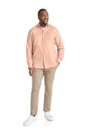 Johnny Bigg Anders Linen Shirt Wine 2XL