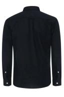 Johnny Bigg Anders Linen Shirt Wine 2XL