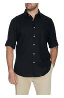 Johnny Bigg Anders Linen Shirt Wine 2XL