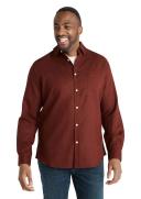Johnny Bigg Anders Linen Shirt Wine 2XL