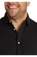 Johnny Bigg Anders Linen Shirt Wine 8XL