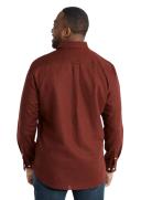 Johnny Bigg Anders Linen Shirt Wine 8XL