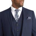 Johnny Bigg Damon Check Suit Jacket Navy 48L