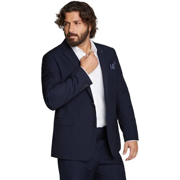 Johnny Bigg Damon Check Suit Jacket Navy 48L
