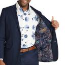 Johnny Bigg Diego Textured Stretch Suit Jacket Royal 48