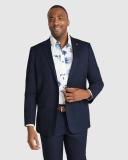 Johnny Bigg Diego Textured Stretch Suit Jacket Royal 52
