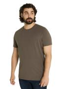 Johnny Bigg Essential Crew Neck Tee in Chocolate 9XL