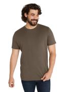 Johnny Bigg Essential Crew Neck Tee in Chocolate 9XL