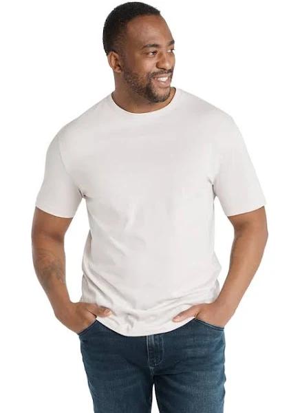 Johnny Bigg Essential Crew Neck Tee in Ivory 6XL